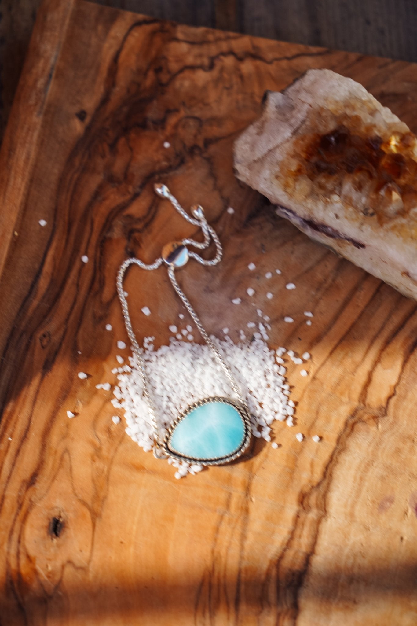 Out West Bracelets in Larimar - Golden Road Crafted