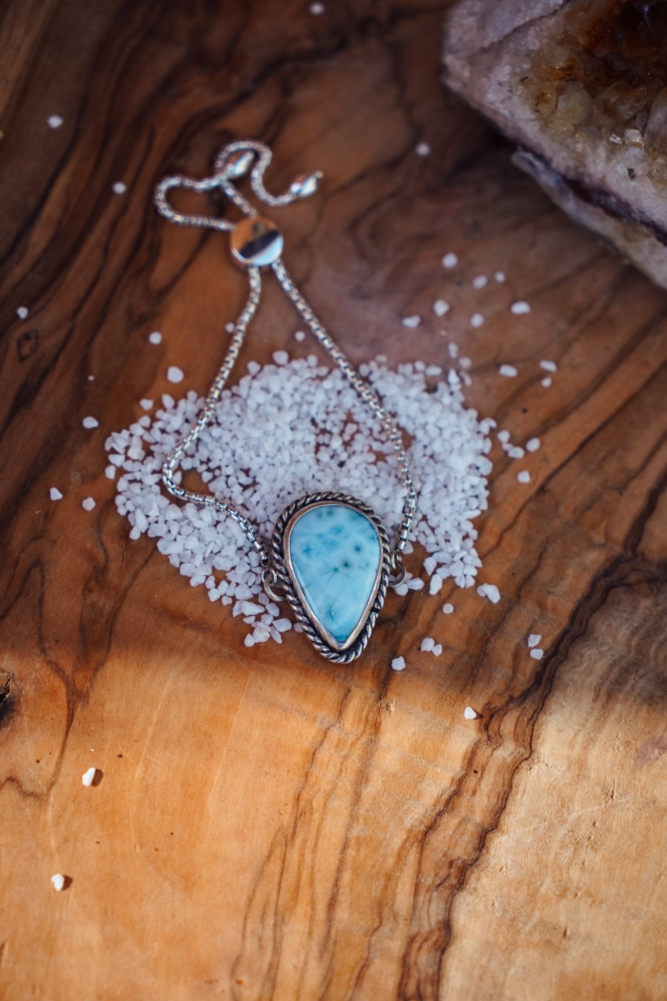 Out West Bracelets in Larimar - Golden Road Crafted