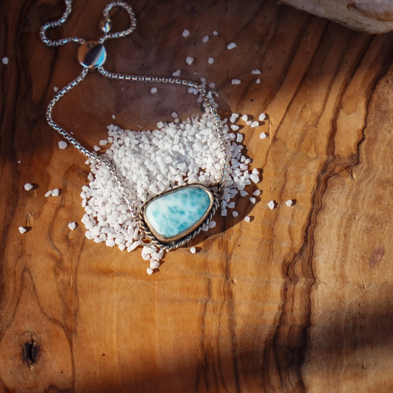 Out West Bracelets in Larimar - Golden Road Crafted