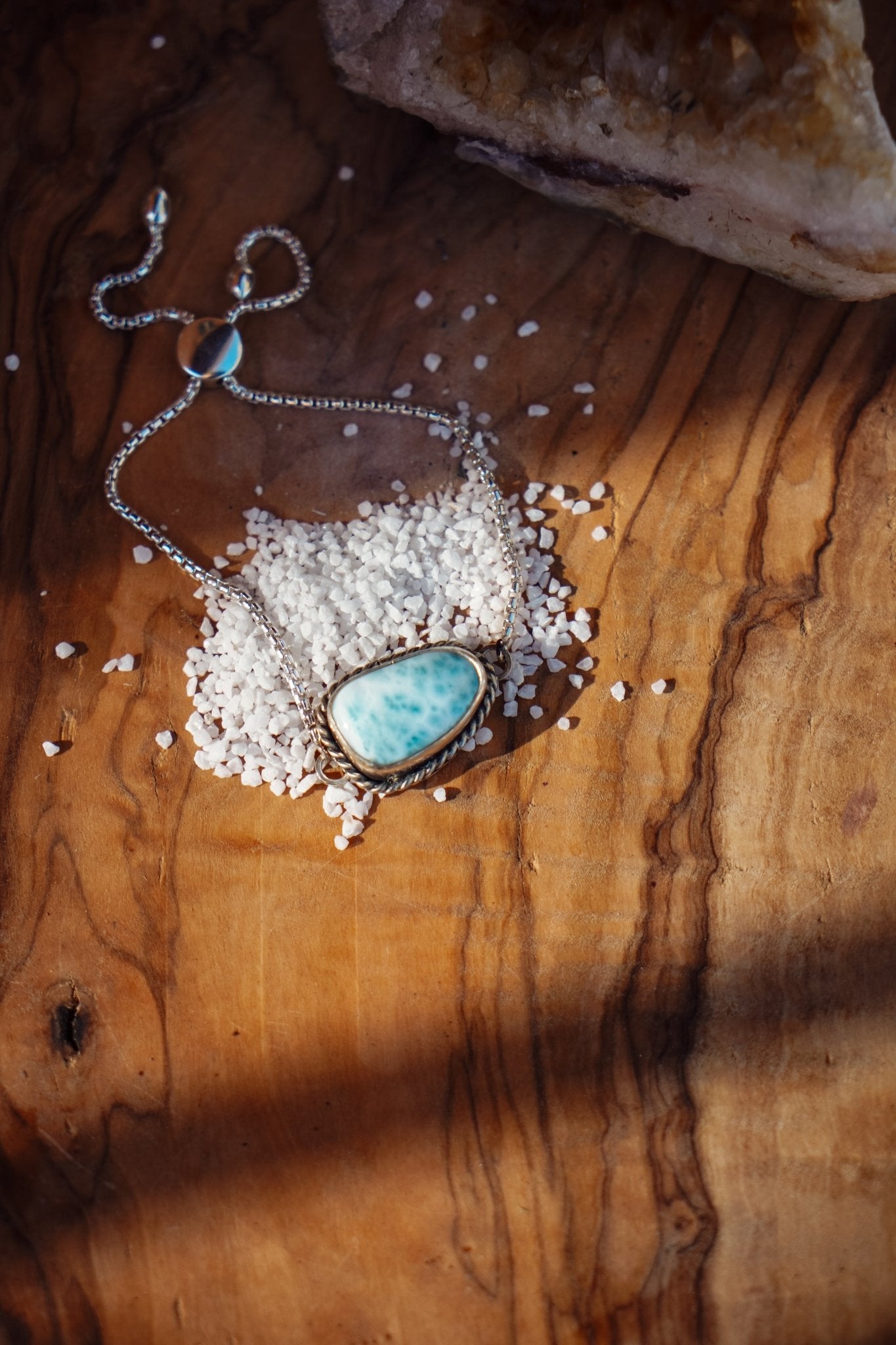 Out West Bracelets in Larimar - Golden Road Crafted