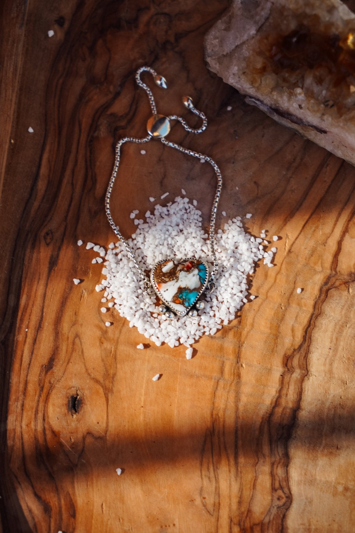 Out West Bracelets in Spiny Oyster Hearts - Golden Road Crafted