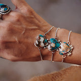 Out West Bracelets in Spiny Oyster Hearts - Golden Road Crafted