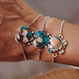Out West Bracelets in Spiny Oyster Hearts - Golden Road Crafted