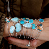 Out West Bracelets in Spiny Oyster Hearts - Golden Road Crafted