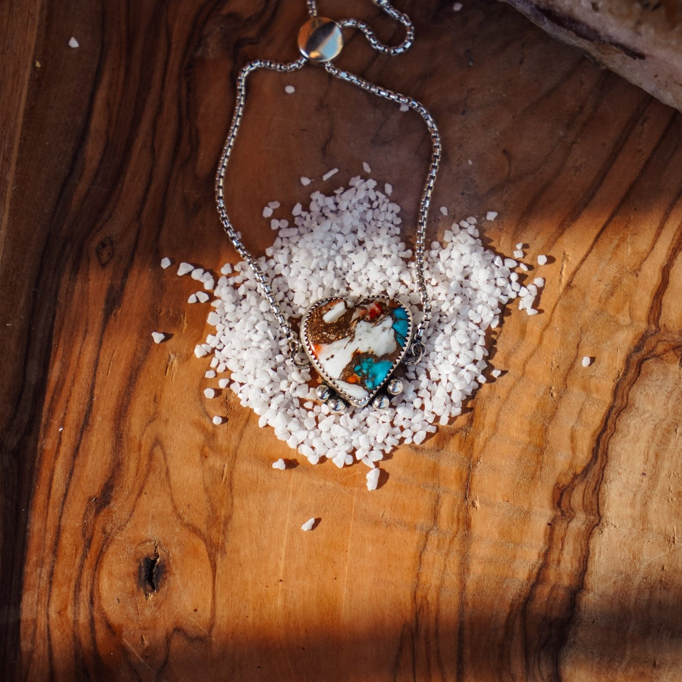 Out West Bracelets in Spiny Oyster Hearts - Golden Road Crafted