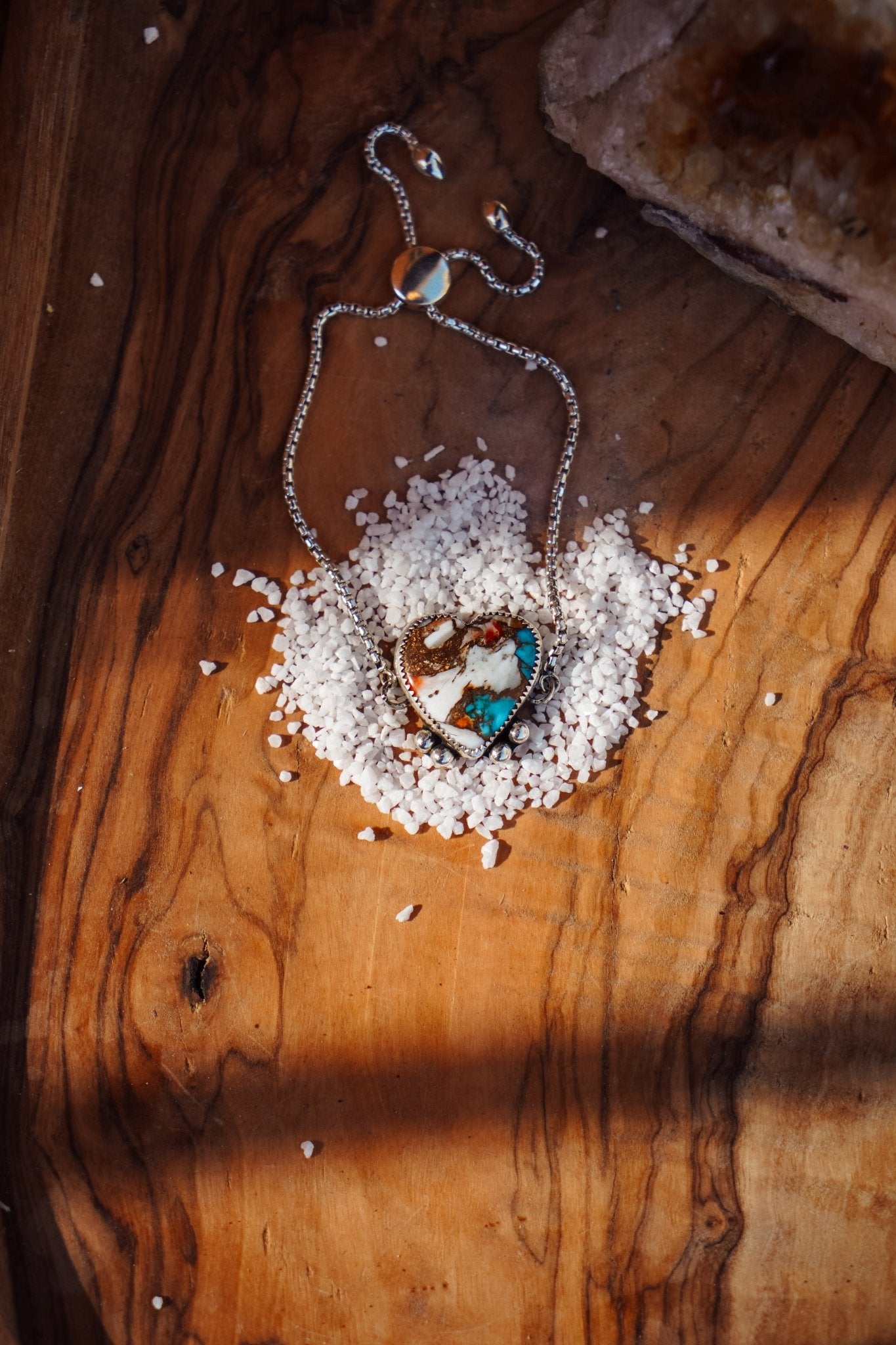 Out West Bracelets in Spiny Oyster Hearts - Golden Road Crafted