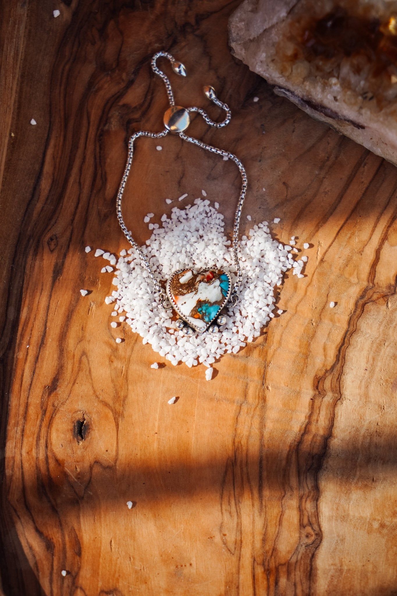 Out West Bracelets in Spiny Oyster Hearts - Golden Road Crafted