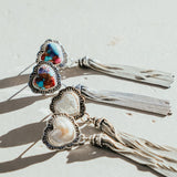 Pearl Heart Earrings - Golden Road Crafted