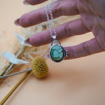 Pendant in Hubei Turquoise - Golden Road Crafted