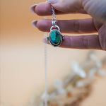Pendant in Hubei Turquoise - Golden Road Crafted
