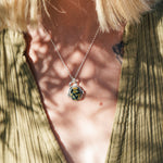 Pendant in Hubei Turquoise - Golden Road Crafted