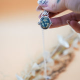 Pendant in Hubei Turquoise - Golden Road Crafted