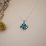 Pendant in Hubei Turquoise - Golden Road Crafted