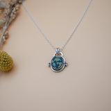 Pendant in Hubei Turquoise - Golden Road Crafted