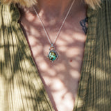 Pendant in Hubei Turquoise - Golden Road Crafted