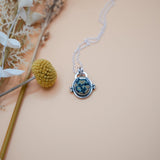 Pendant in Hubei Turquoise - Golden Road Crafted