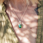 Pendant in Hubei Turquoise - Golden Road Crafted