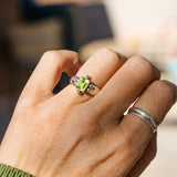 Peridot Ring (Size 7.5) - Golden Road Crafted