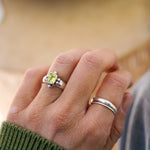 Peridot Ring (Size 7.5) - Golden Road Crafted