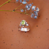 Peridot Ring (Size 7.5) - Golden Road Crafted
