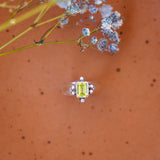 Peridot Ring (Size 7.5) - Golden Road Crafted