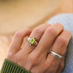 Peridot Ring (Size 7.5) - Golden Road Crafted