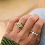 Peridot Ring (Size 7.5) - Golden Road Crafted