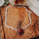 Positive Vibes Choker in Red Jasper - Golden Road Crafted