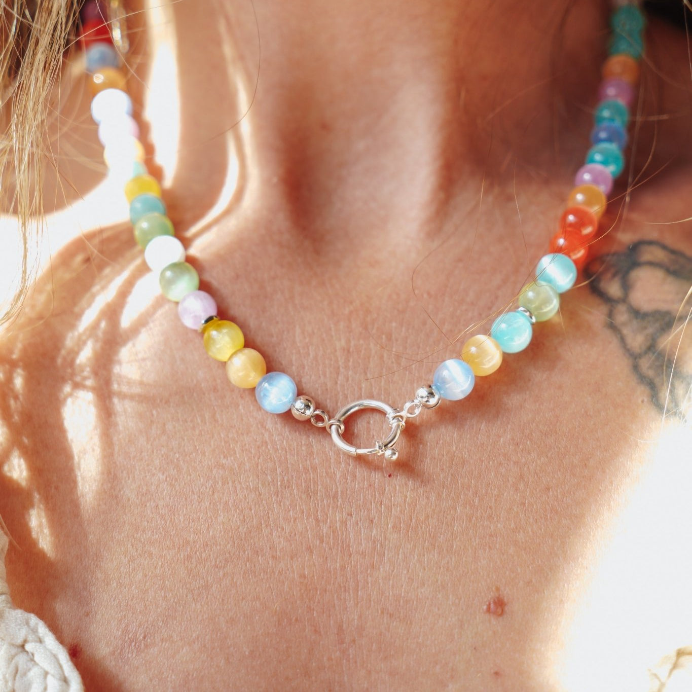Pre-Order: Charm Keeper in Selenite - Golden Road Crafted