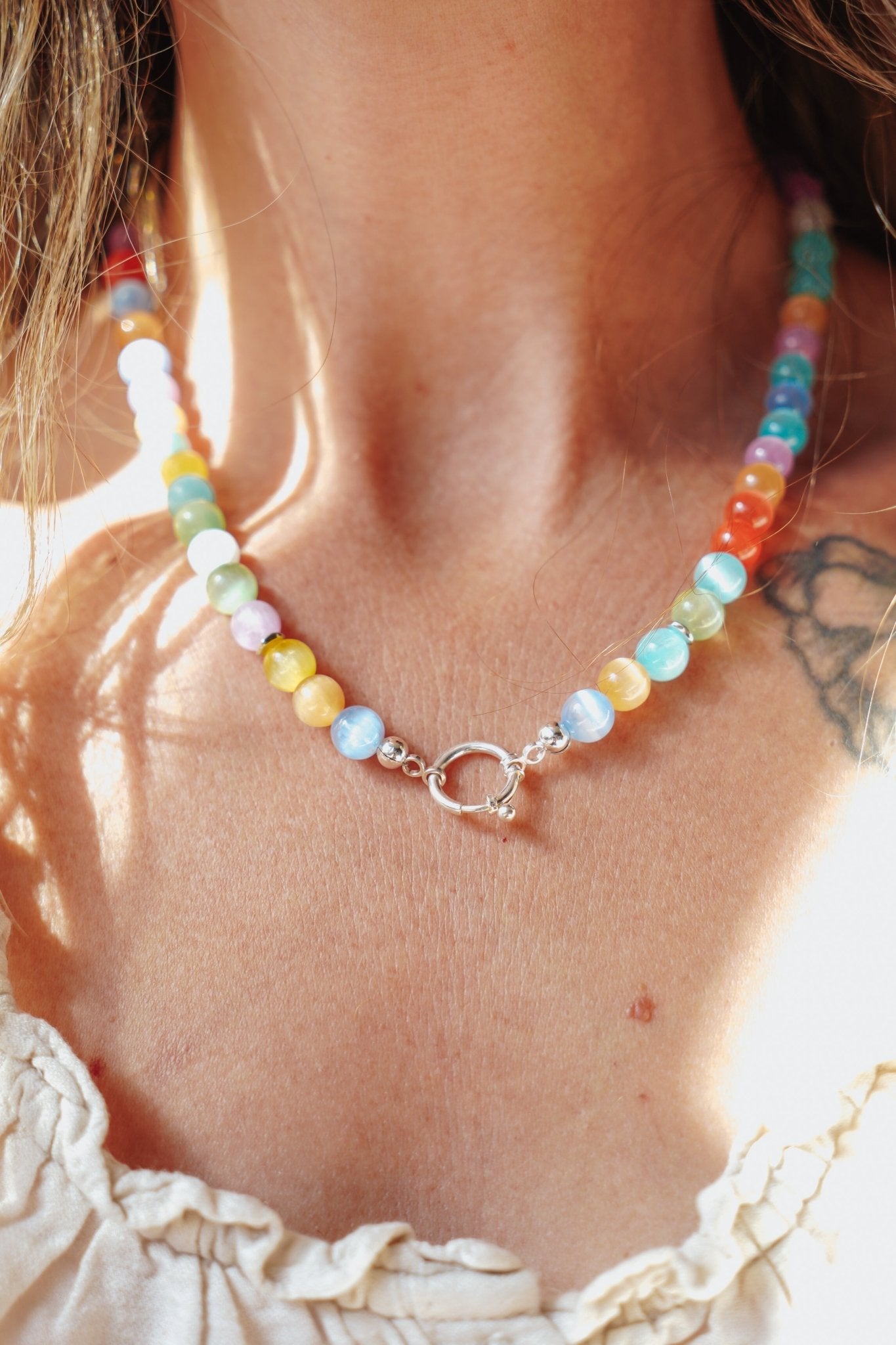 Pre-Order: Charm Keeper in Selenite - Golden Road Crafted
