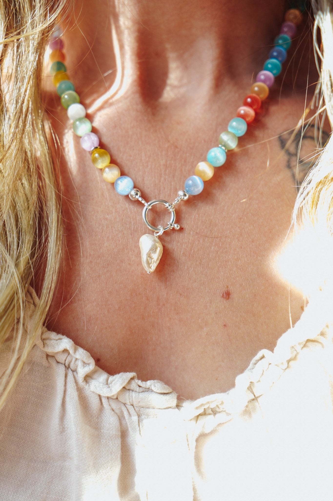 Pre-Order: Charm Keeper in Selenite - Golden Road Crafted