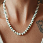 Pre-Order: Reversable Blossom in AAA Mother of Pearl and AAA Moss Agate - Golden Road Crafted