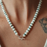 Pre-Order: Reversable Blossom in AAA Mother of Pearl and AAA Moss Agate - Golden Road Crafted