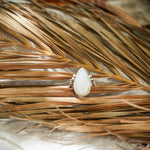 Rainbow Moonstone Ring (Size 9) - Golden Road Crafted