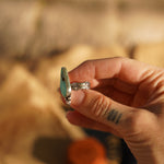 Raindrop Ring in No. 8 Turquoise (Size 7) - Golden Road Crafted
