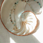 Reversable Blossom in Amazonite - Golden Road Crafted