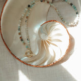 Reversable Blossom in Amazonite - Golden Road Crafted