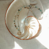 Reversable Blossom in Amazonite - Golden Road Crafted
