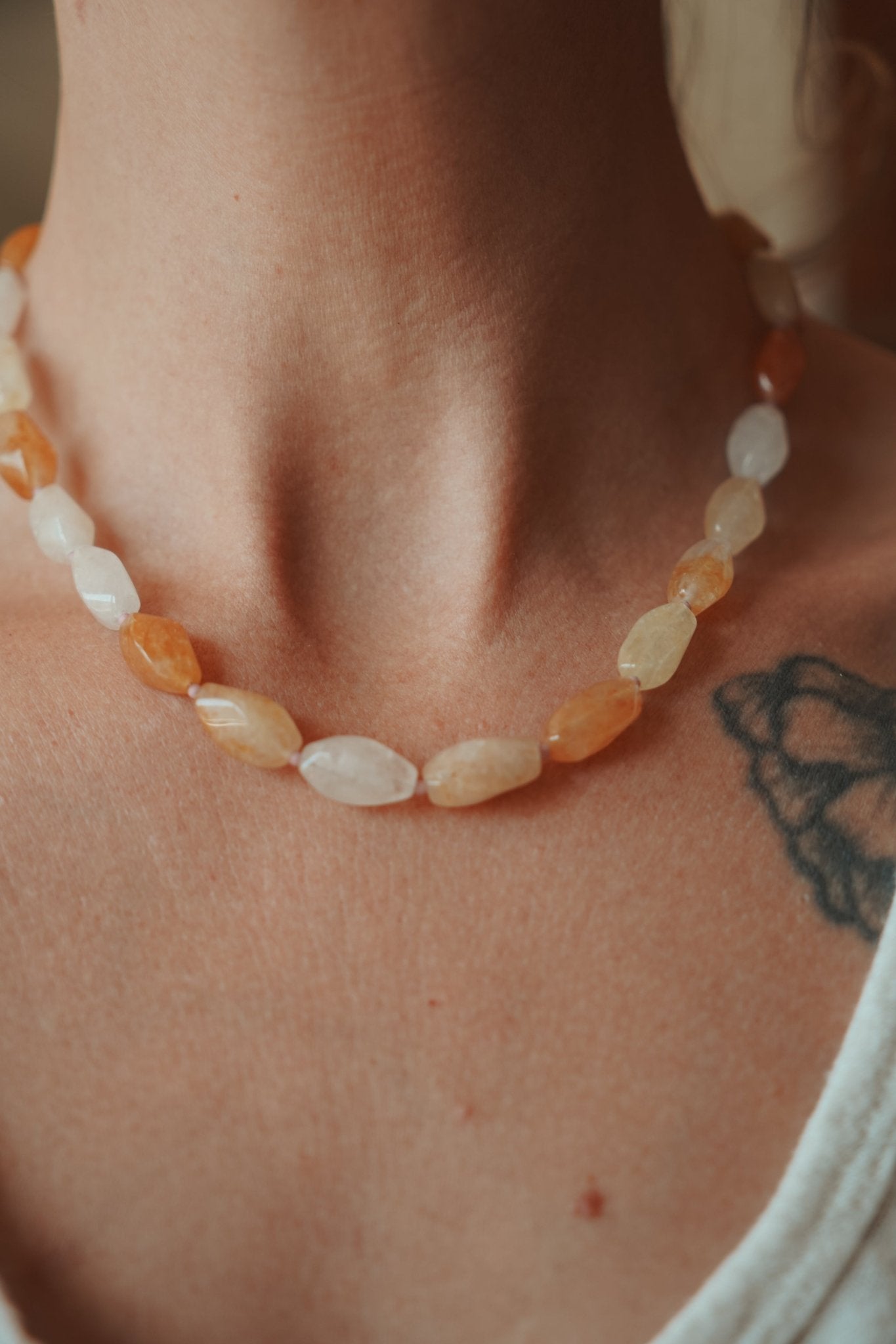 Reversable Blossom in Citrine - Golden Road Crafted