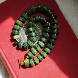 Reversible Blossom Choker in Jade - Golden Road Crafted