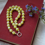 Reversible Dawn Necklace in Yellow Jade - Golden Road Crafted