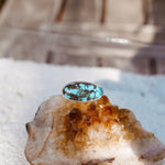 Ring in Hubei Turquoise (Size 8) - Golden Road Crafted