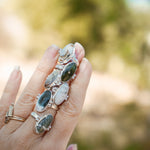 Ring in Ocean Jasper (Size 6.5) - Golden Road Crafted