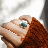 Ring in Ocean Jasper (Size 7) - Golden Road Crafted