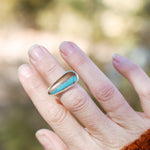 Ring in Royston Turquoise (Size 5.25) - Golden Road Crafted