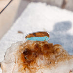 Ring in Royston Turquoise (Size 5.25) - Golden Road Crafted