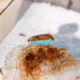 Ring in Royston Turquoise (Size 5.25) - Golden Road Crafted