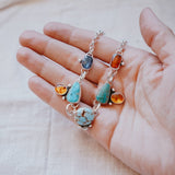 River Bud Choker in Golden Hills, Sonoran Gem, Kyanite, & Amber - Golden Road Crafted
