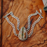 Royston Ribbon Curb Chain Bracelet - Golden Road Crafted