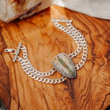 Royston Ribbon Curb Chain Bracelet - Golden Road Crafted
